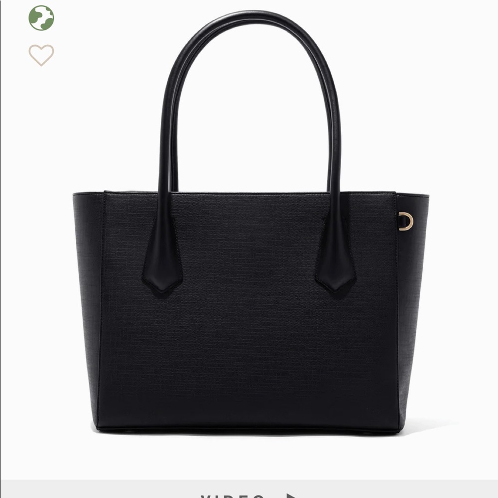 Dagne Dover signature tote in onyx (black)